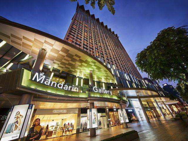 Mandarin Gallery offers its customers more than 50 different brands, shopping in singapore