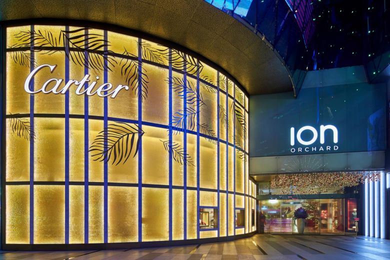 Ion Orchard is hard to miss at the junction of Orchard Road and Scotts Road due to its sparkling wavy facade, Singapore Buy